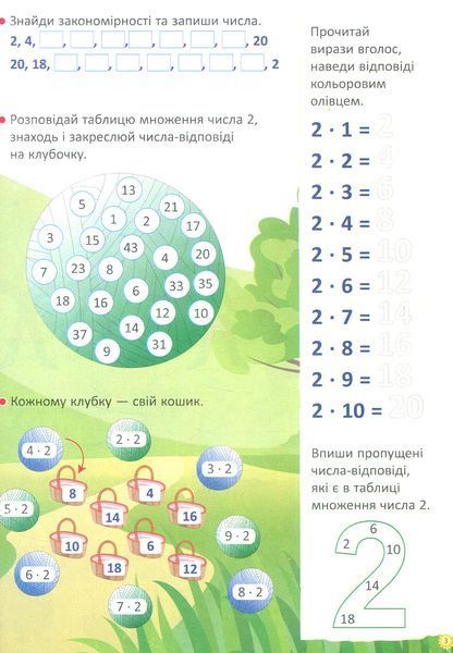 Я вивчаю таблицю множення. Робочий зошит